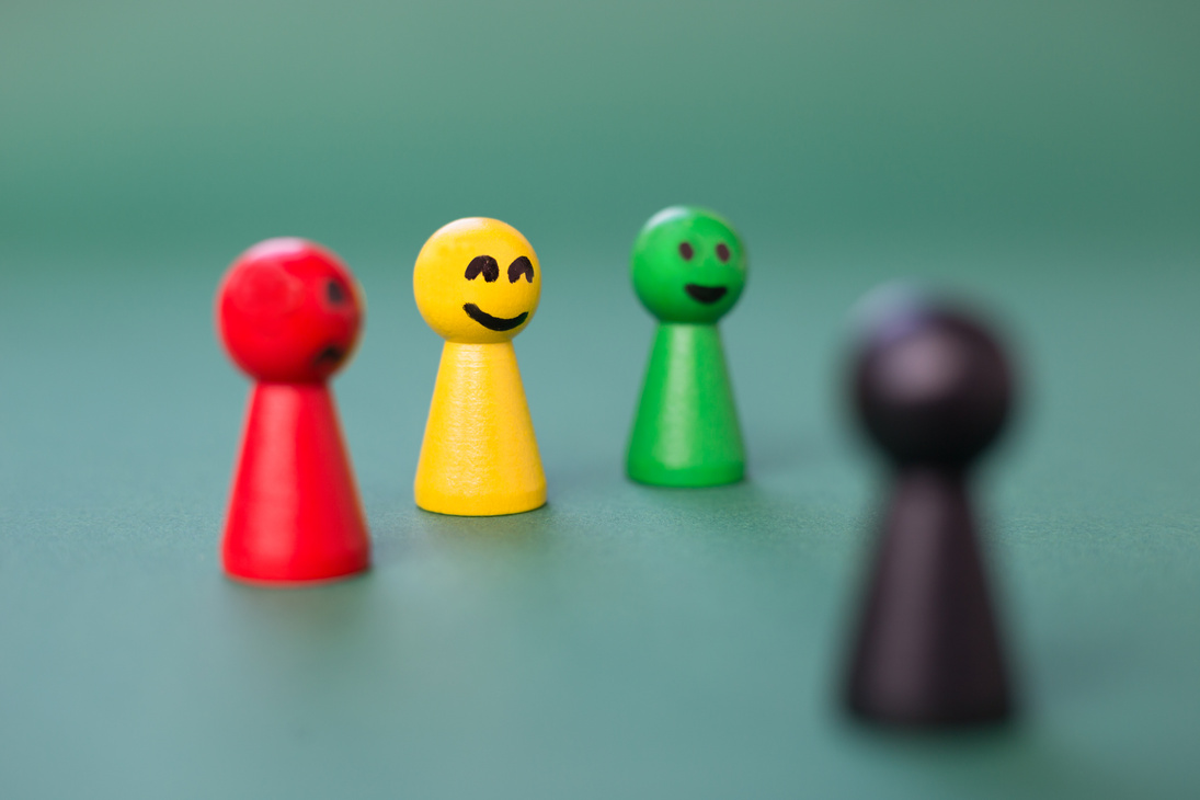 Systemic constellation with play figures